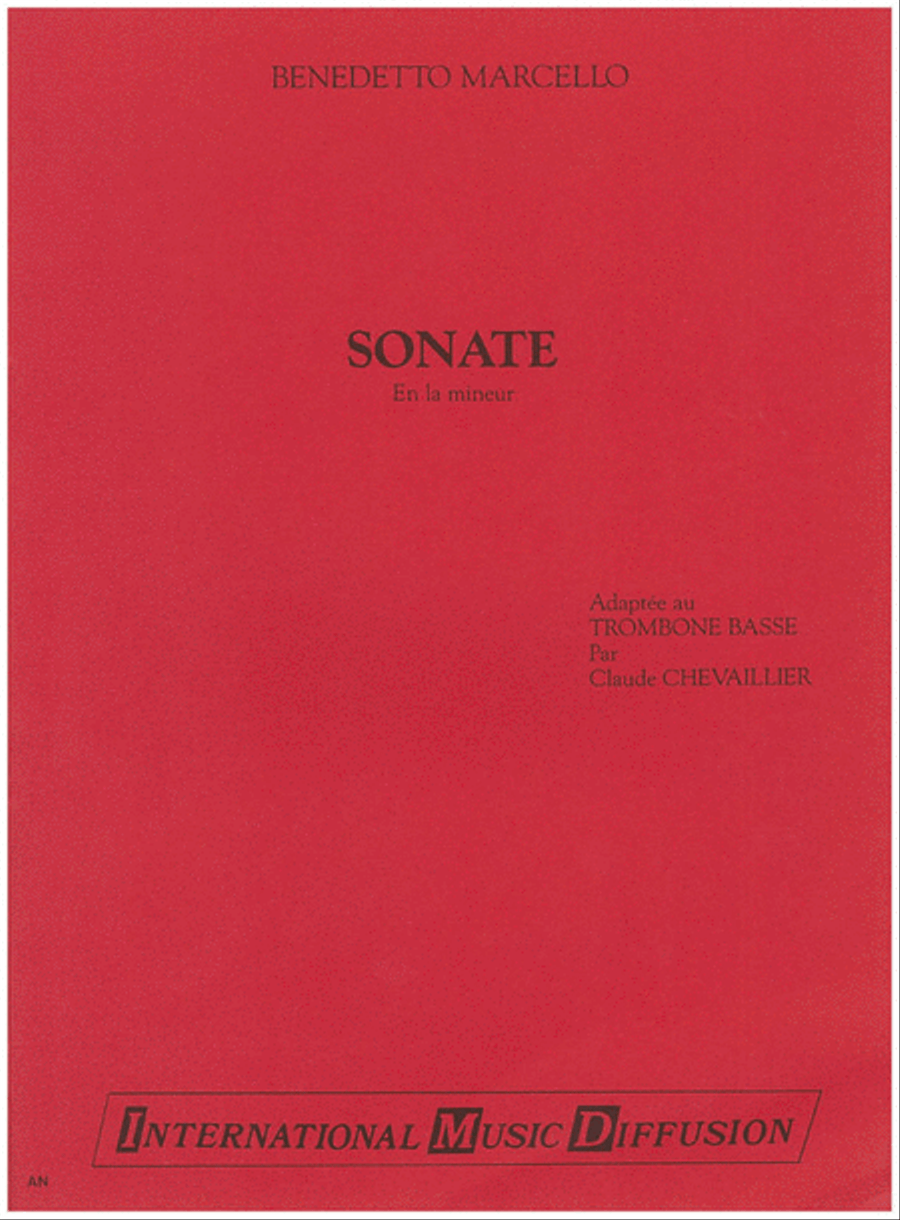 Sonate in La Minor Bass Trombone scores gallery preview page 1