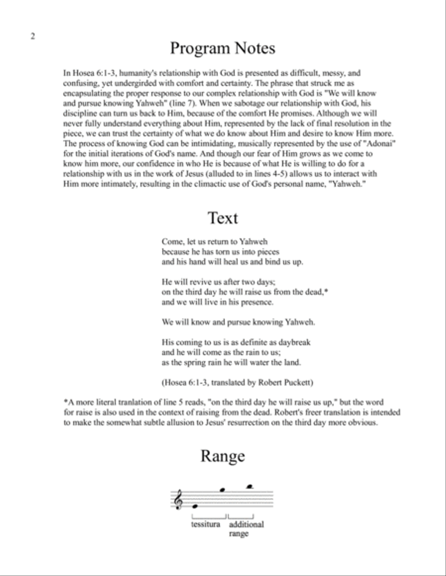 The Pursuit (soprano version) Soprano Voice scores gallery preview page 2