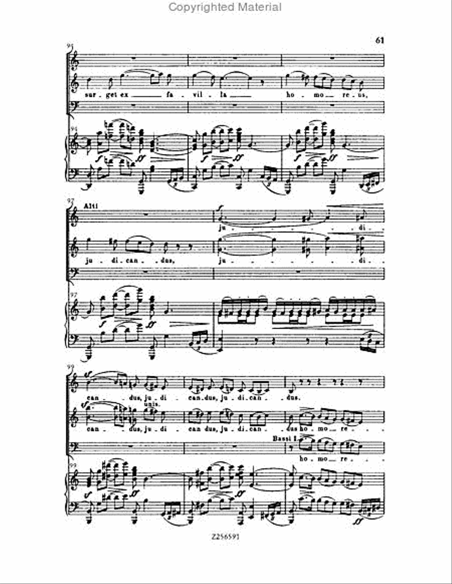 Grande Messe du Morts, H 75 Choir scores gallery preview page 61