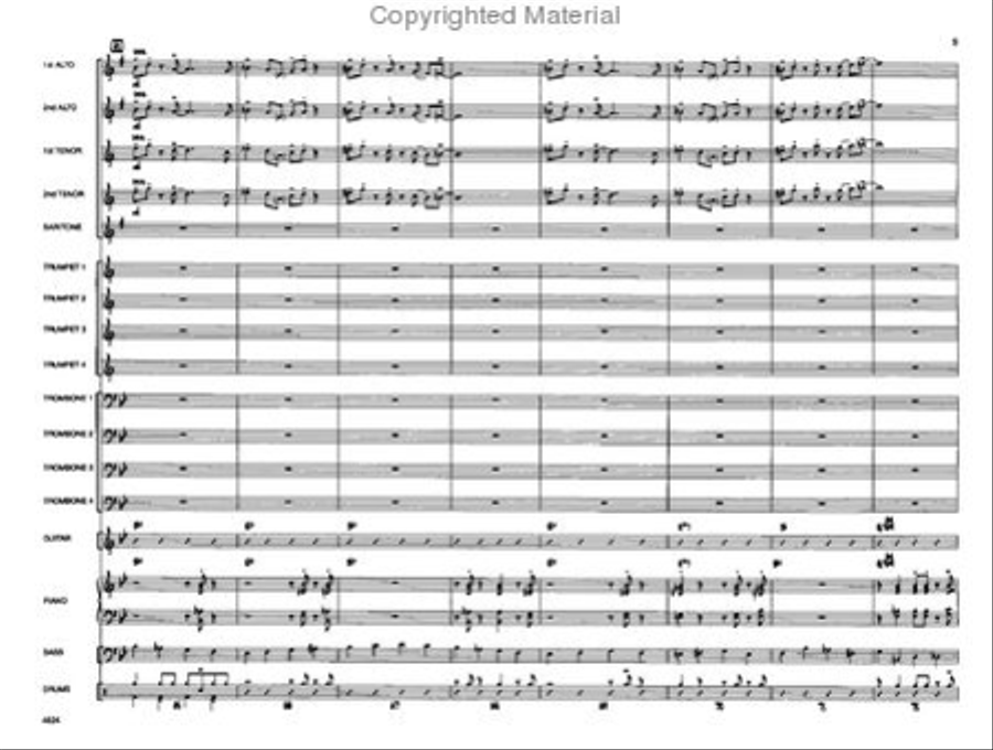Vamoose Your Caboose Jazz Ensemble scores gallery preview page 10