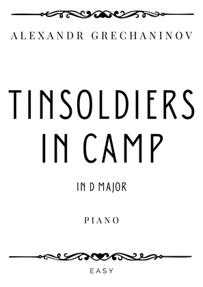 Book cover for Grechaninov - The Tinsoldiers in Camp in D Major - Easy