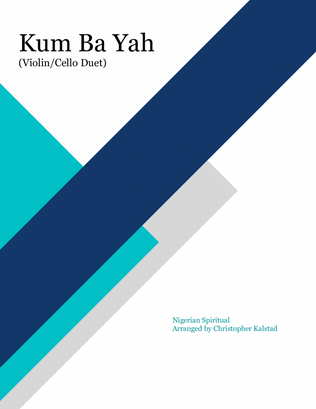 Book cover for Kum Ba Yah (Violin/Cello Duet)