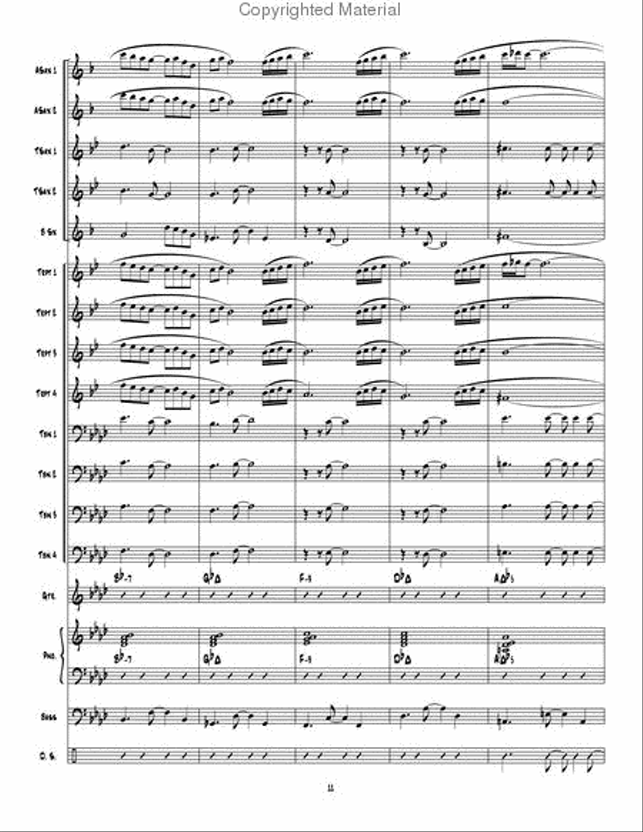 Captiva Island Jazz Ensemble scores gallery preview page 12