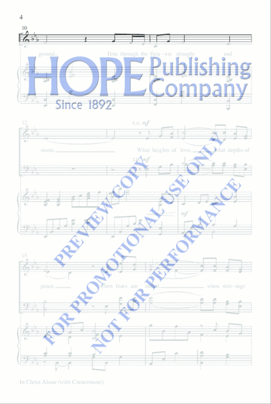 In Christ Alone with Cornerstone Choir scores gallery preview page 3