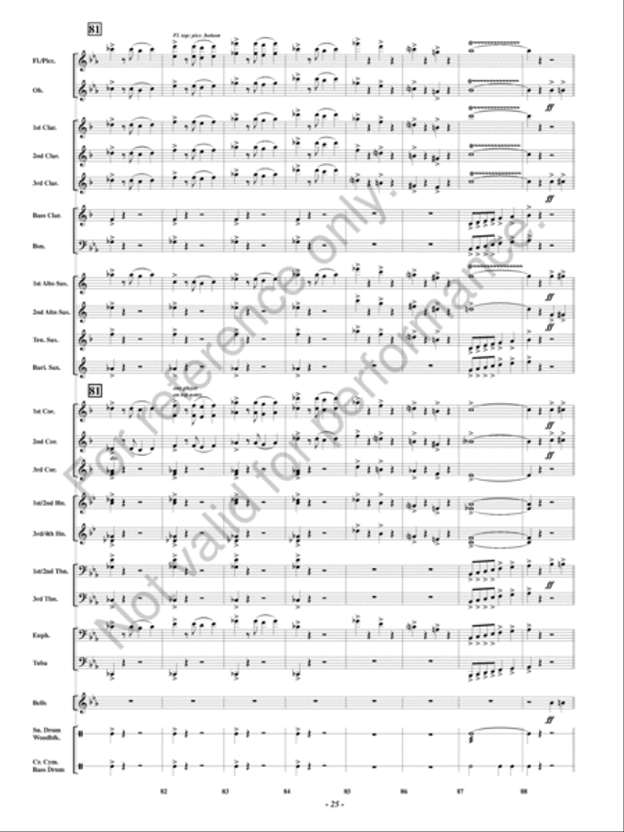 The Huntress Concert Band scores gallery preview page 26