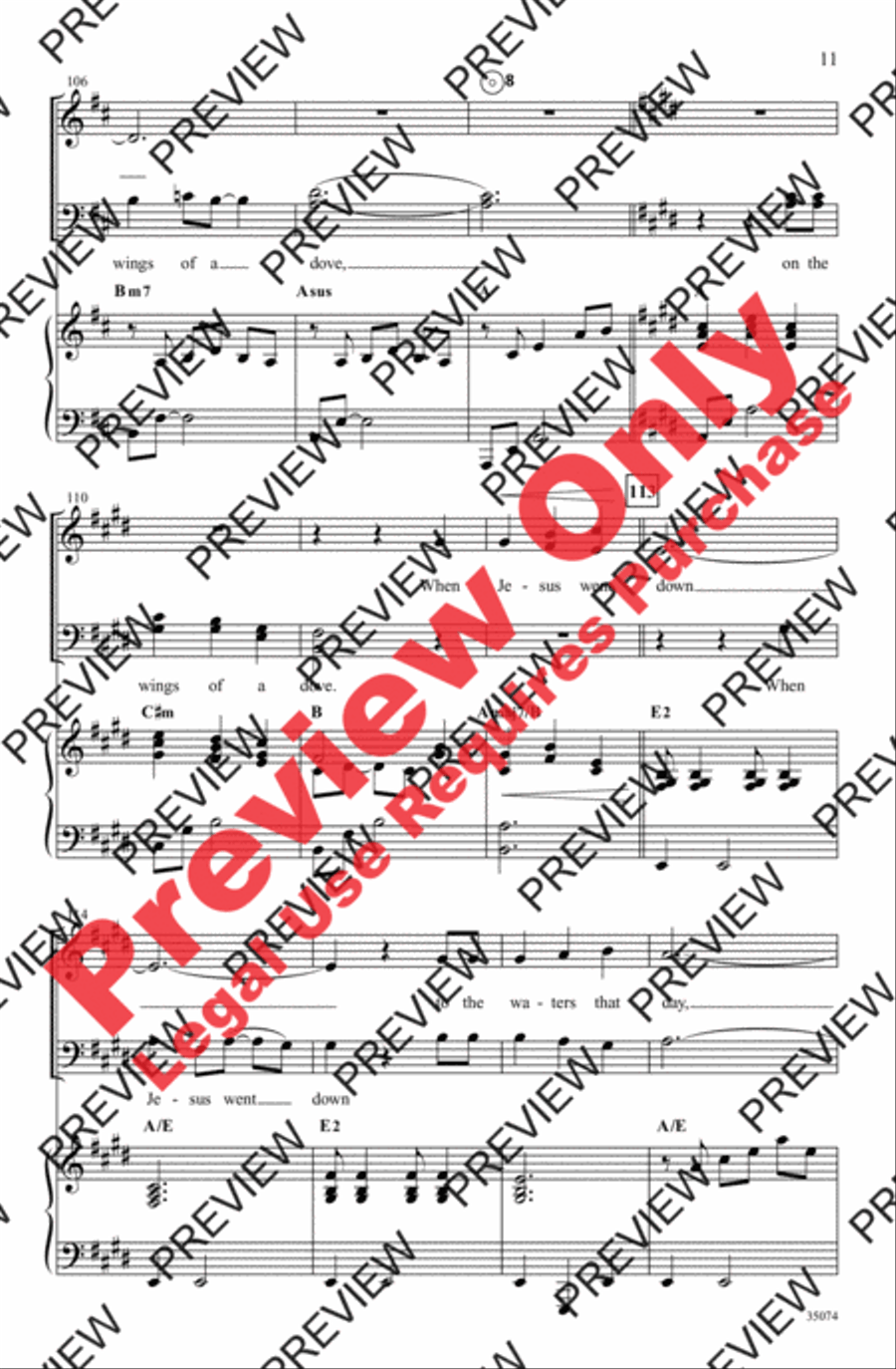 Wings of a Dove Wings of a Dove 4-Part scores gallery preview page 11