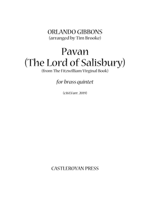 Pavan (The Lord Salisbury) - brass quintet (score)