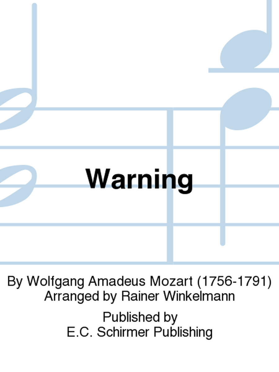 Warning (Warnung), K 433