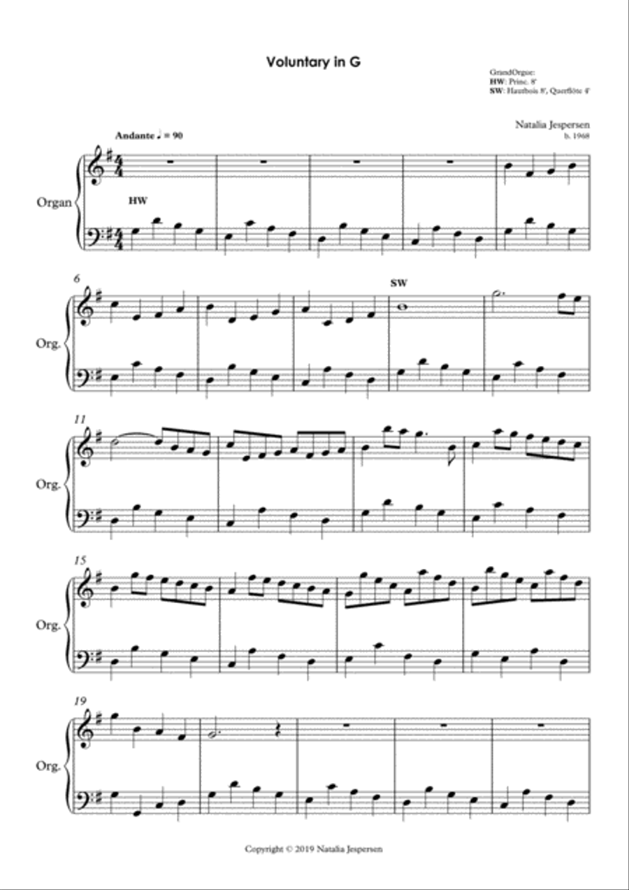 Joyful collection for organists & students Organ Solo scores gallery preview page 2