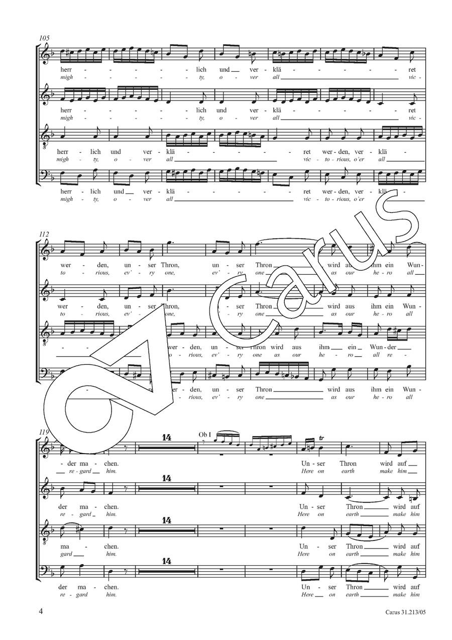 Let us watch him, let us guard him 4-Part scores gallery preview page 5