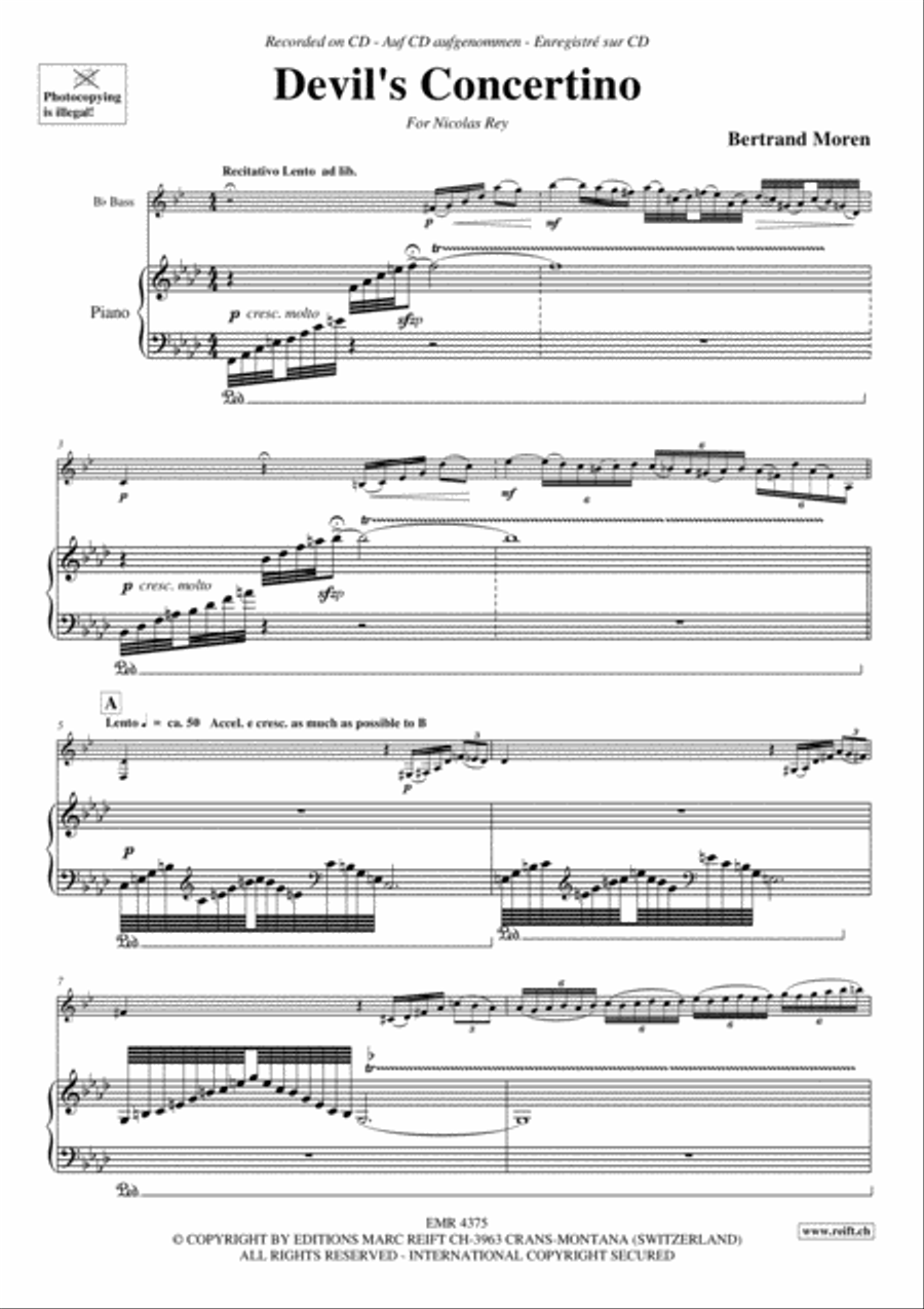 Devil's Concertino Voice Solo scores gallery preview page 4