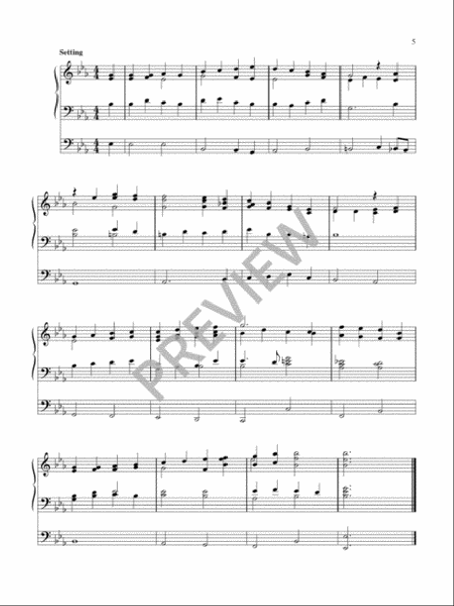 Hymn Harmonizations for Organ - Volume 5 Organ scores gallery preview page 8