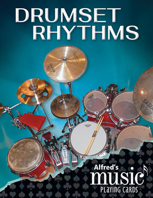 Book cover for Alfred's Music Playing Cards -- Drumset Rhythms