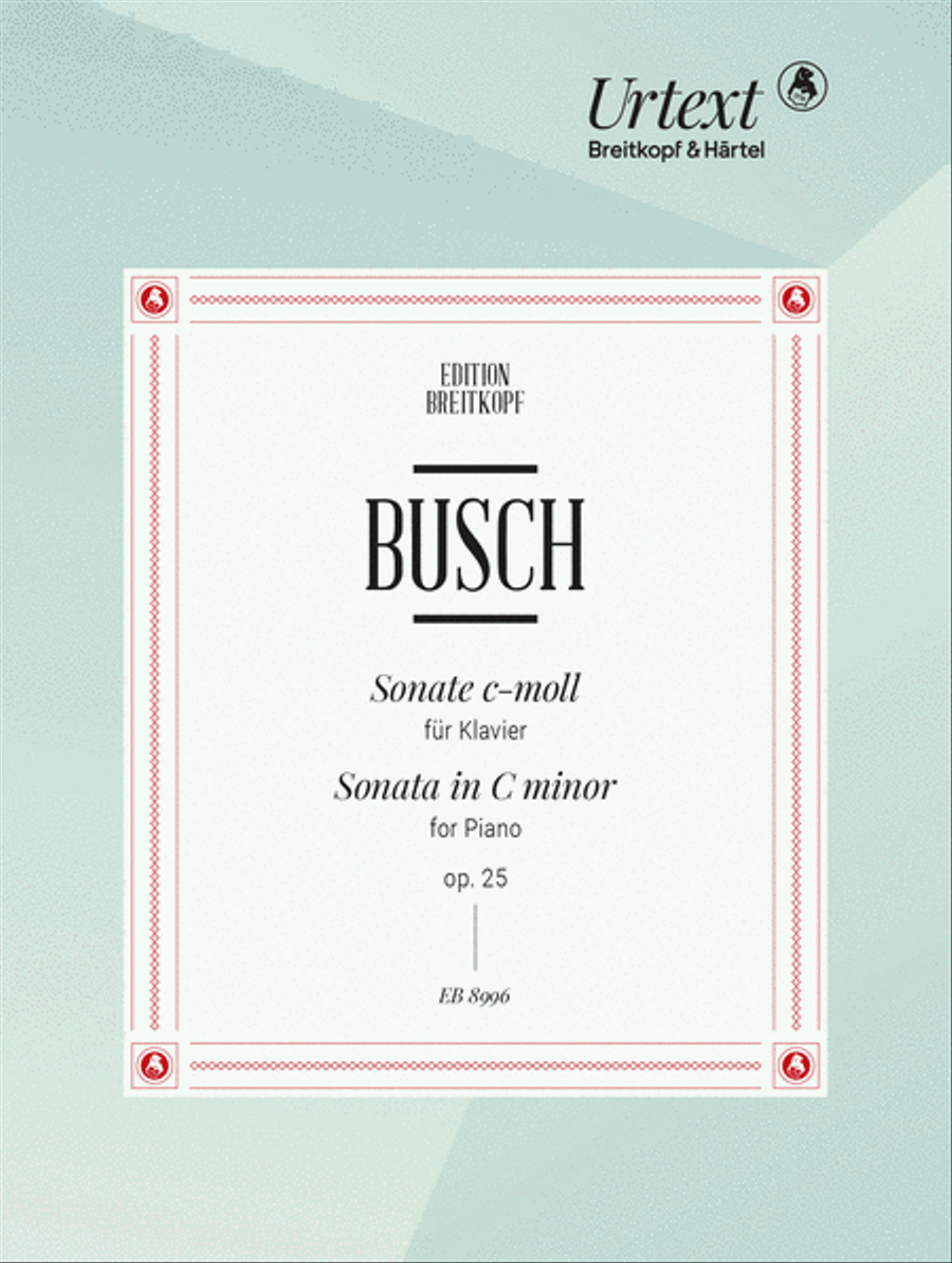 Sonata in C minor for Piano Op. 25 Piano Solo scores gallery preview page 1