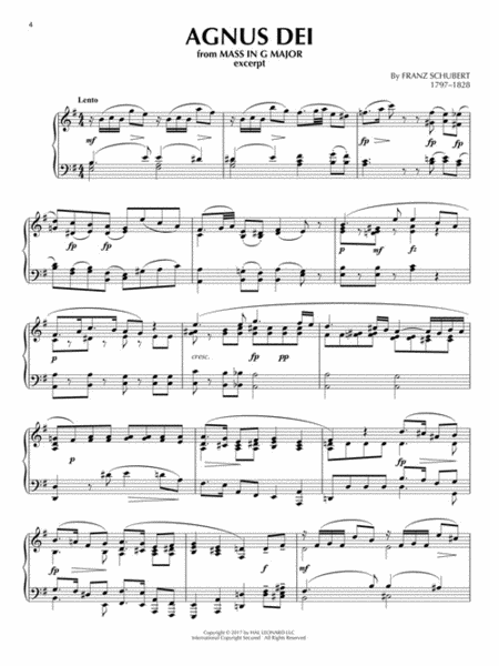 Piano Solos for Lent
