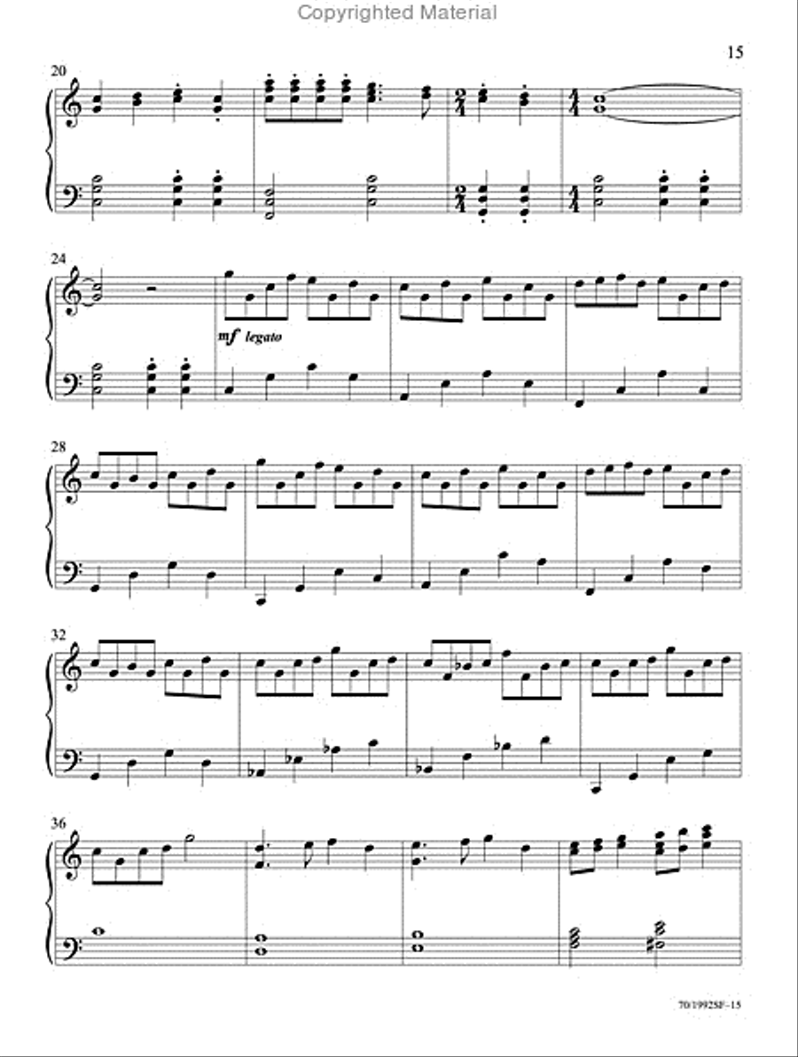 Merry Christmas and a Happy New Year! Piano Solo scores gallery preview page 11