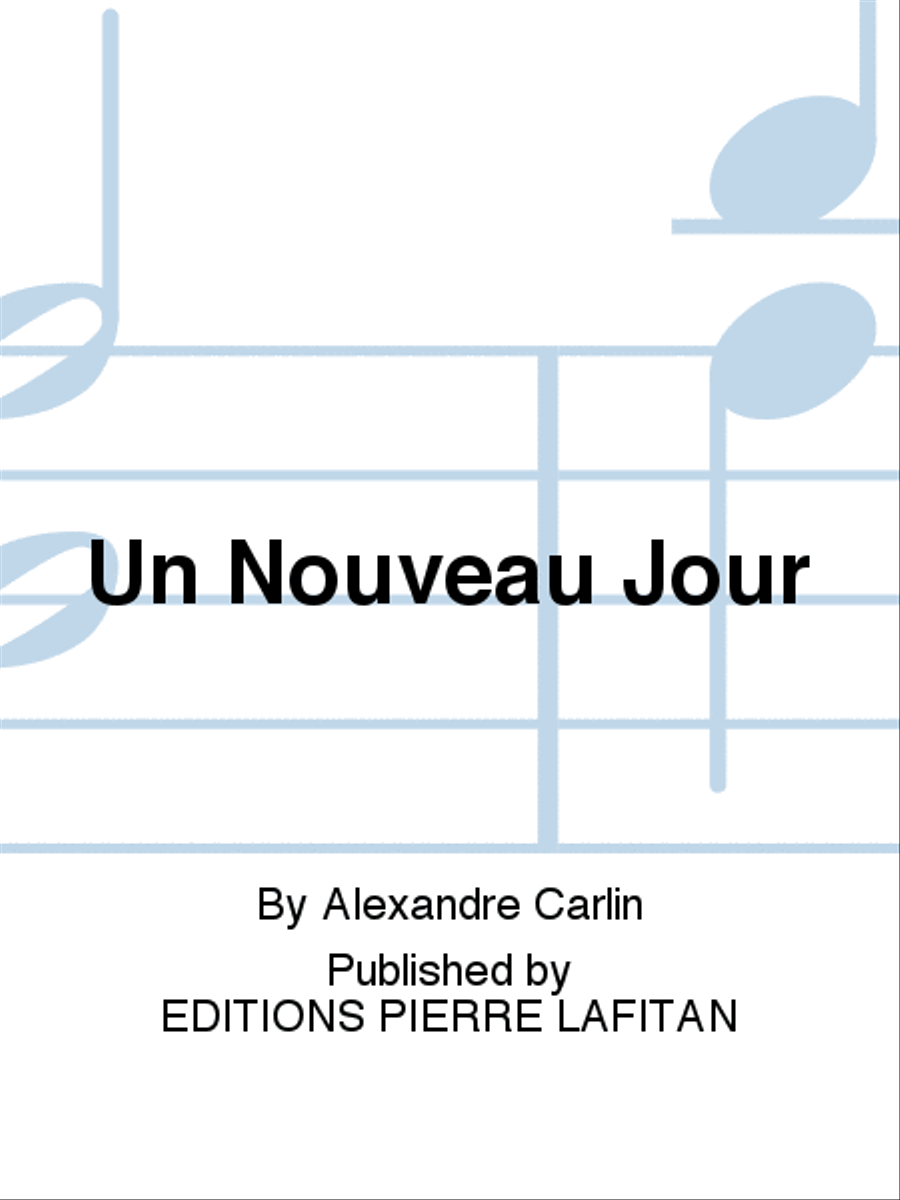 Un Nouveau Jour Piano Accompaniment scores gallery preview page 1