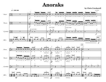 Anoraks w/Tutor Tracks