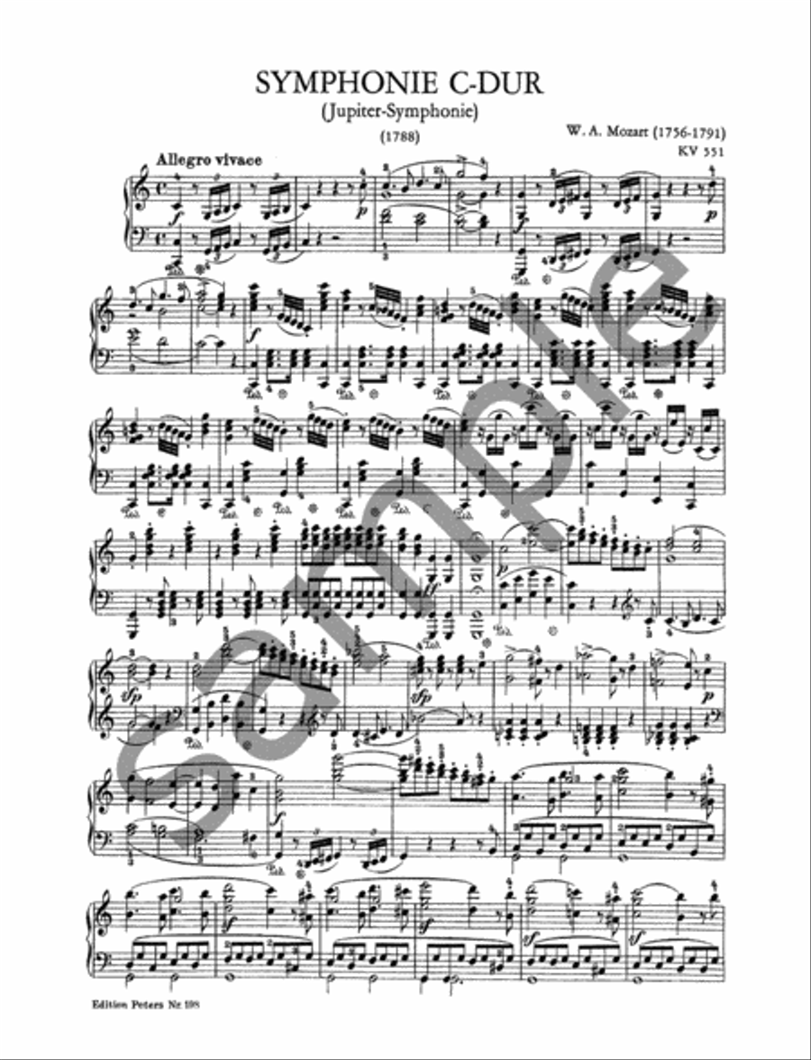 6 Symphonies (Arranged for Piano) Piano scores gallery preview page 3