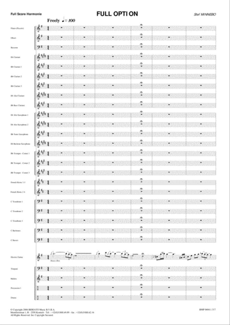 Full Option Full Option Concert Band scores gallery preview page 2