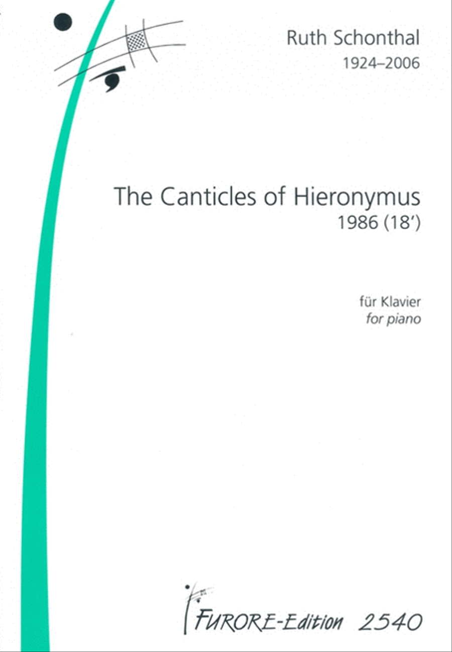 The Canticles of Hieronymus Harpsichord scores gallery preview page 1