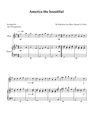 America The Beautiful - Oboe solo and piano