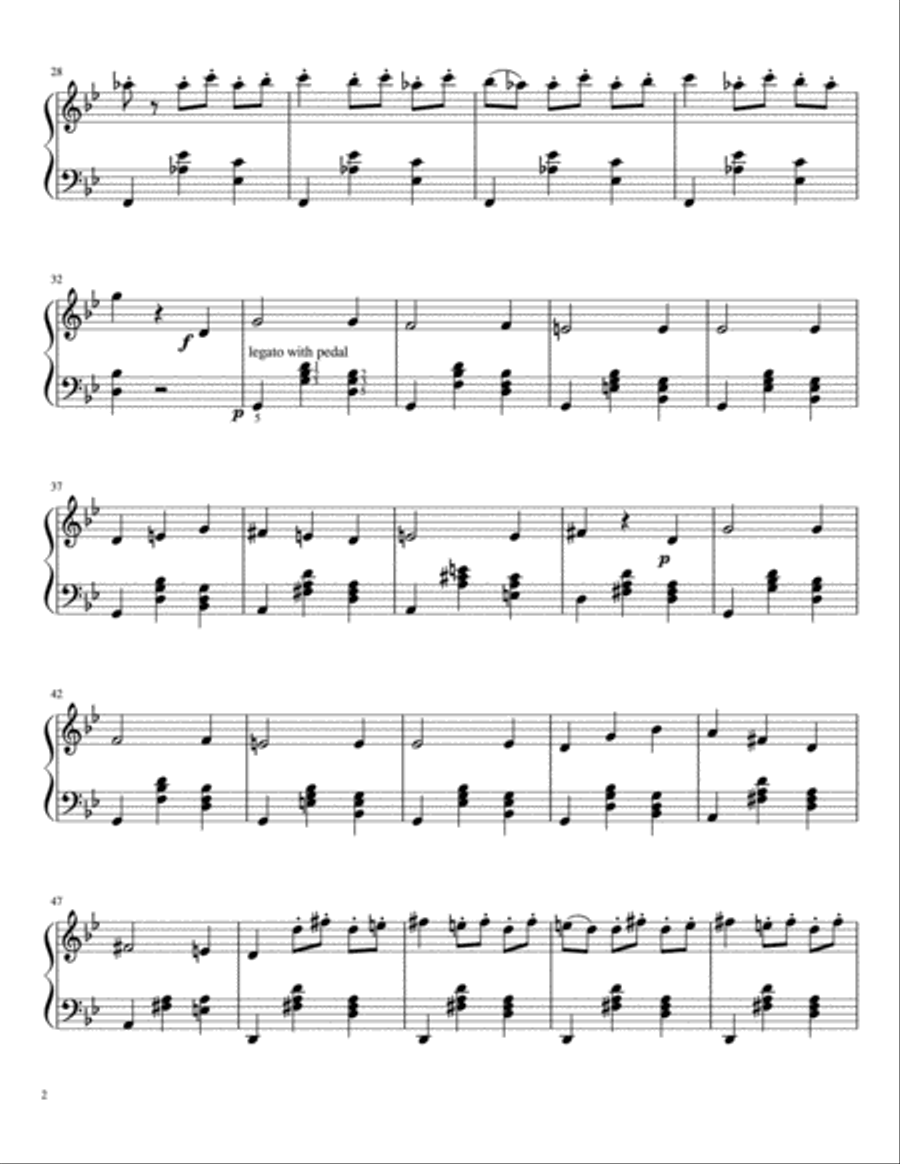 Danse Macabre Piano Solo scores gallery preview page 2