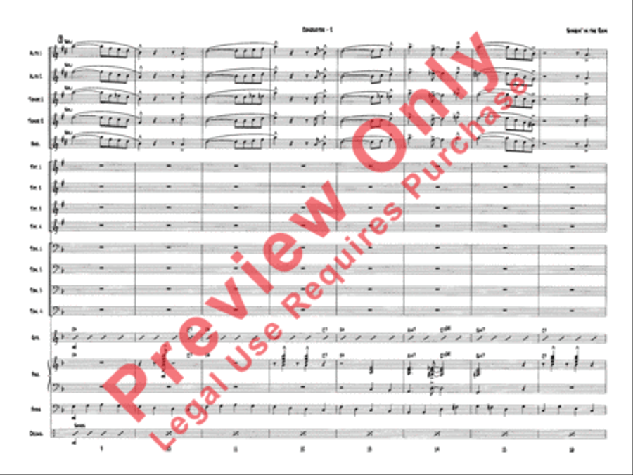 Singin' in the Rain Jazz Ensemble scores gallery preview page 4