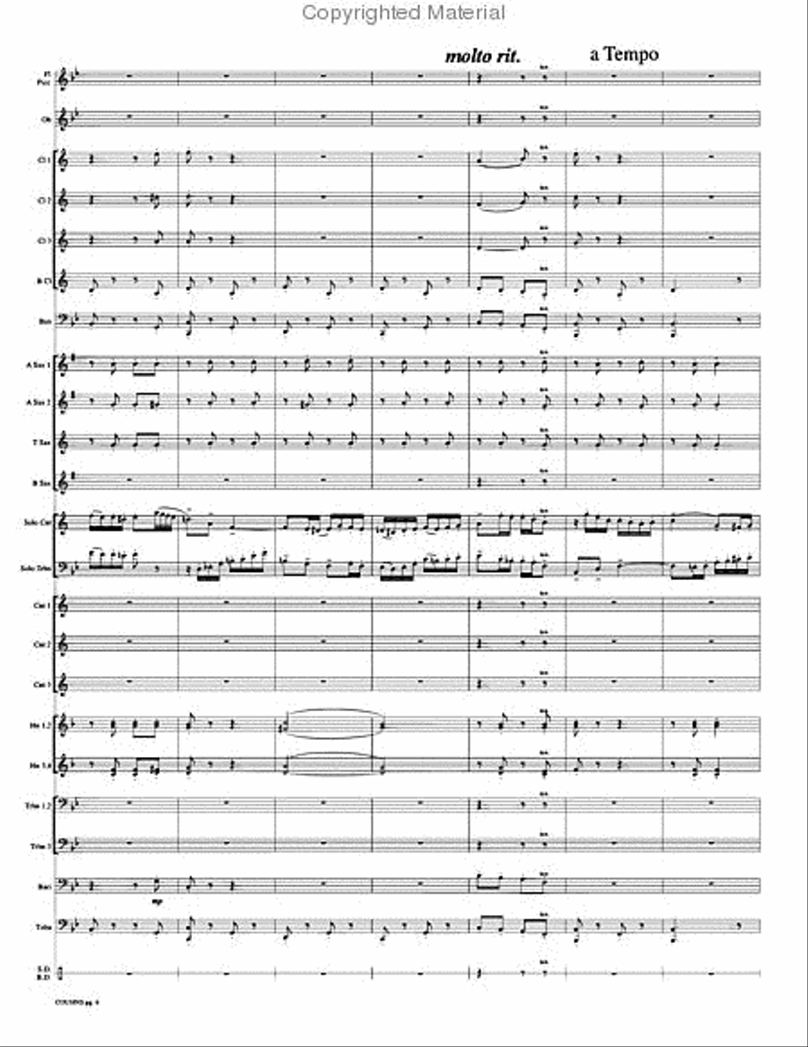 Cousins Cousins Concert Band scores gallery preview page 9