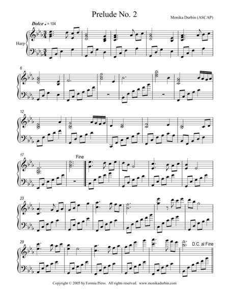 Five Preludes for Solo Harp