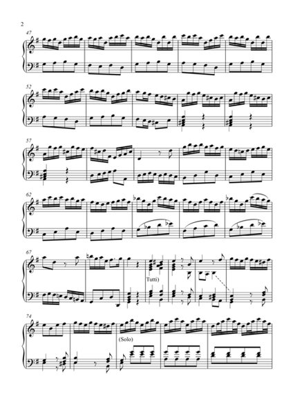 Concerto in G Major, BWV 973, after Violin Concerto in G Major