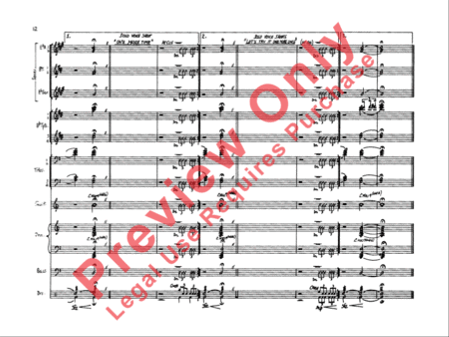April in Paris Jazz Ensemble scores gallery preview page 13