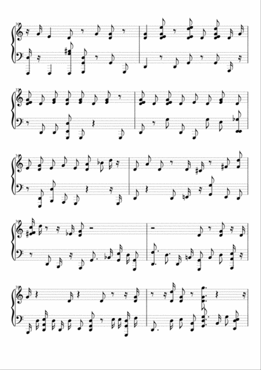 Little country rock Small Ensemble scores gallery preview page 4