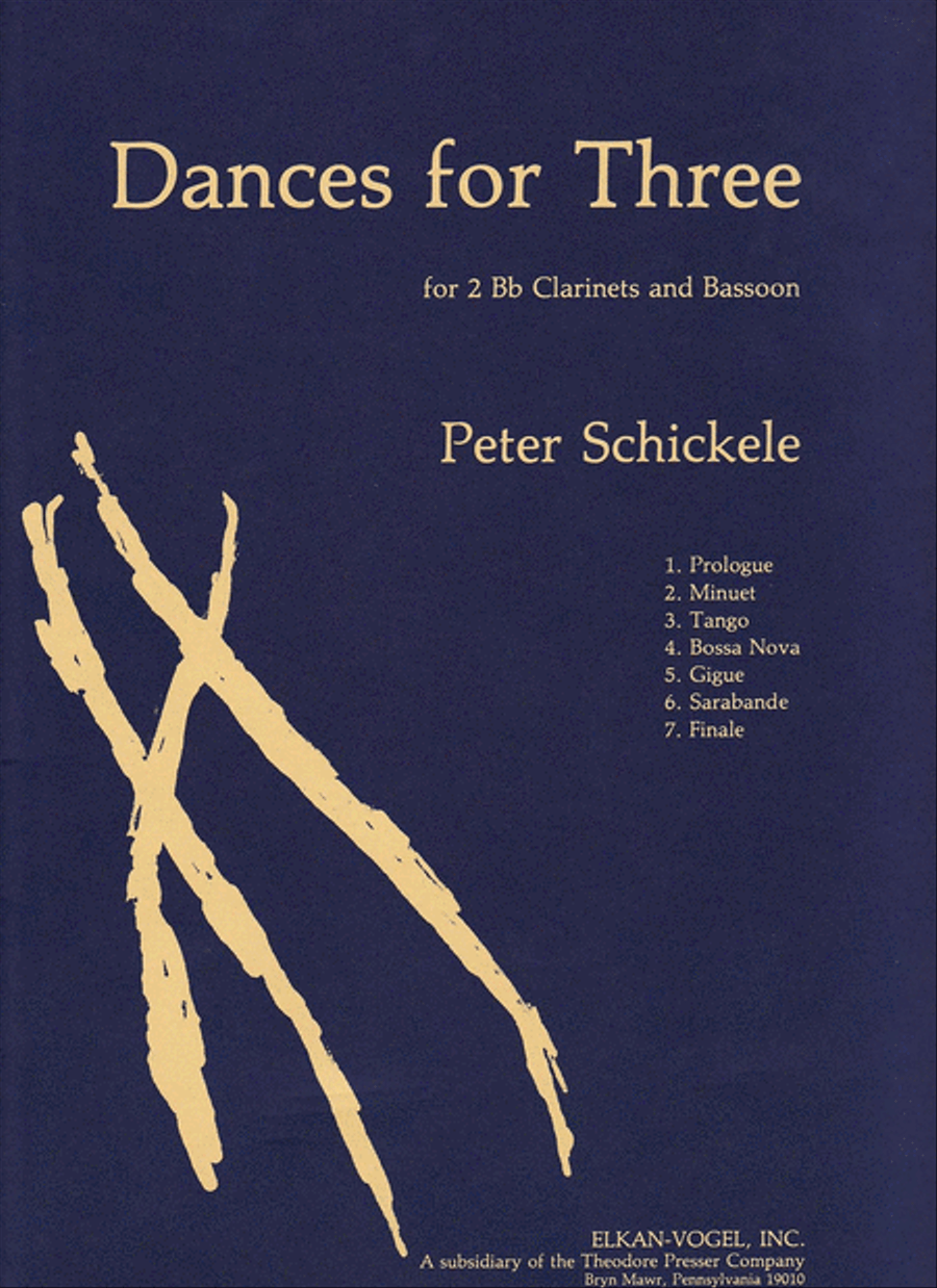 Dances For Three Chamber Music scores gallery preview page 1