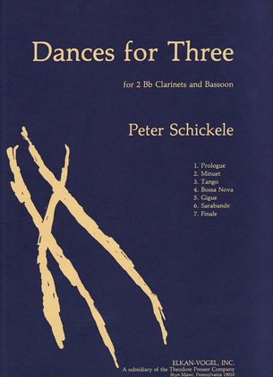 Book cover for Dances For Three