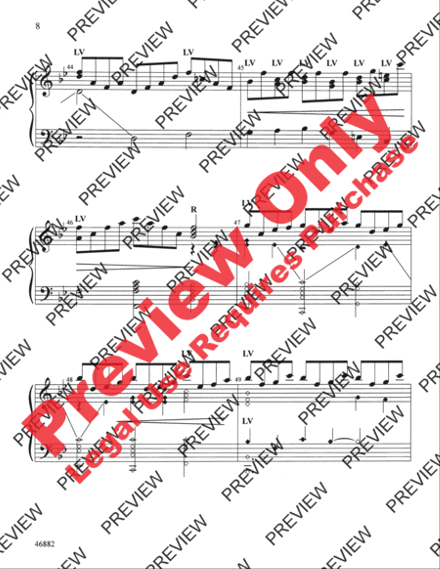 All Praise and Glory All Praise and Glory Handbell Choir scores gallery preview page 8