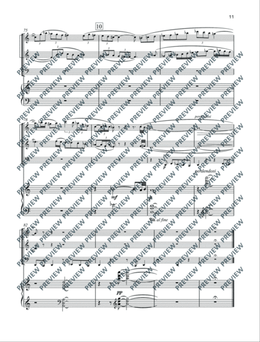 Divertissement Flute scores gallery preview page 12