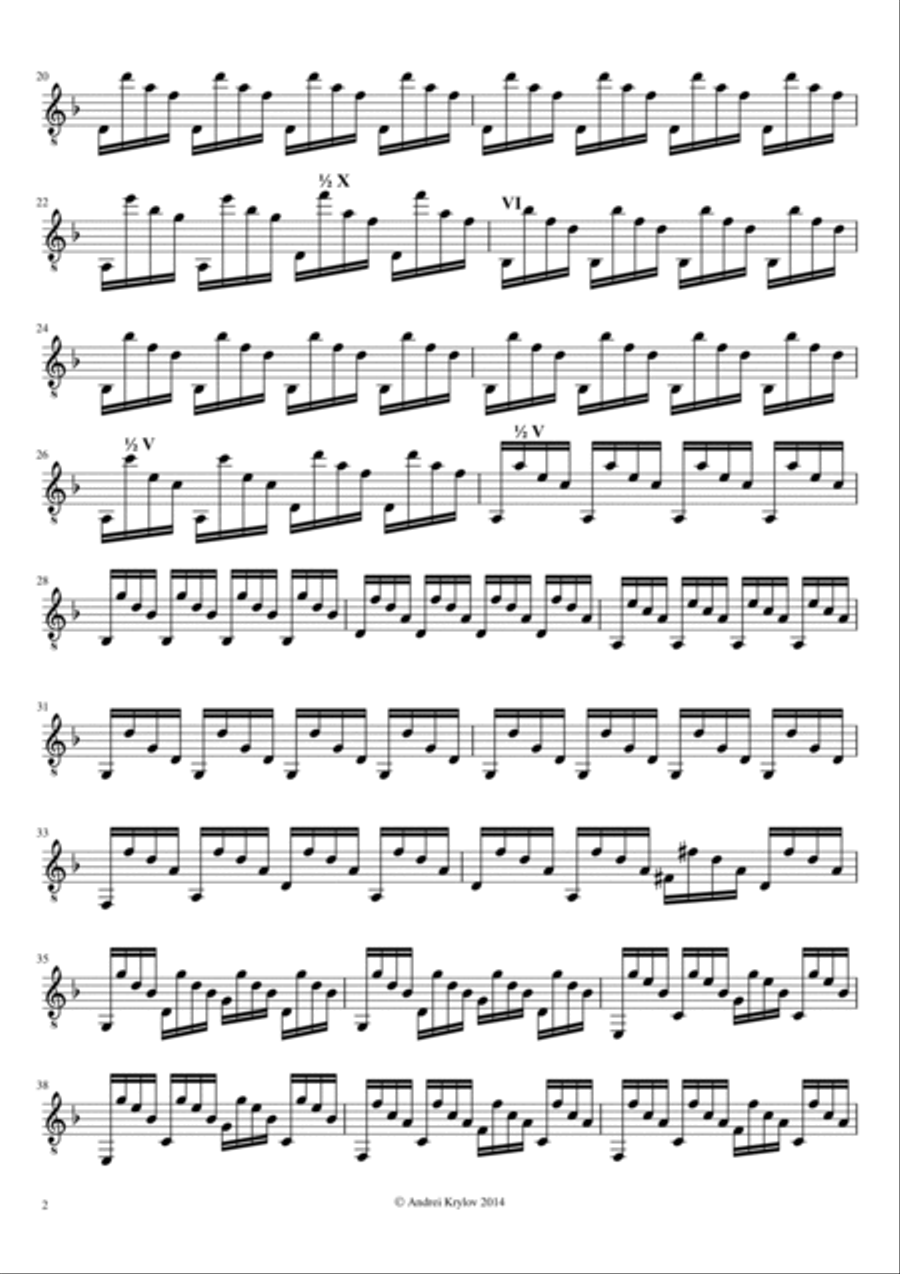Allegro Spirituoso Acoustic Guitar scores gallery preview page 2