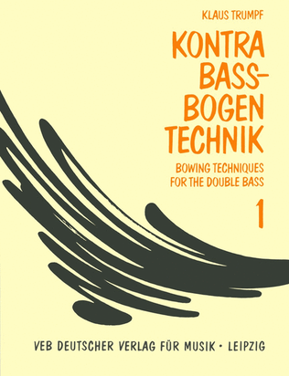 Bowing Techniques for the Double Bass