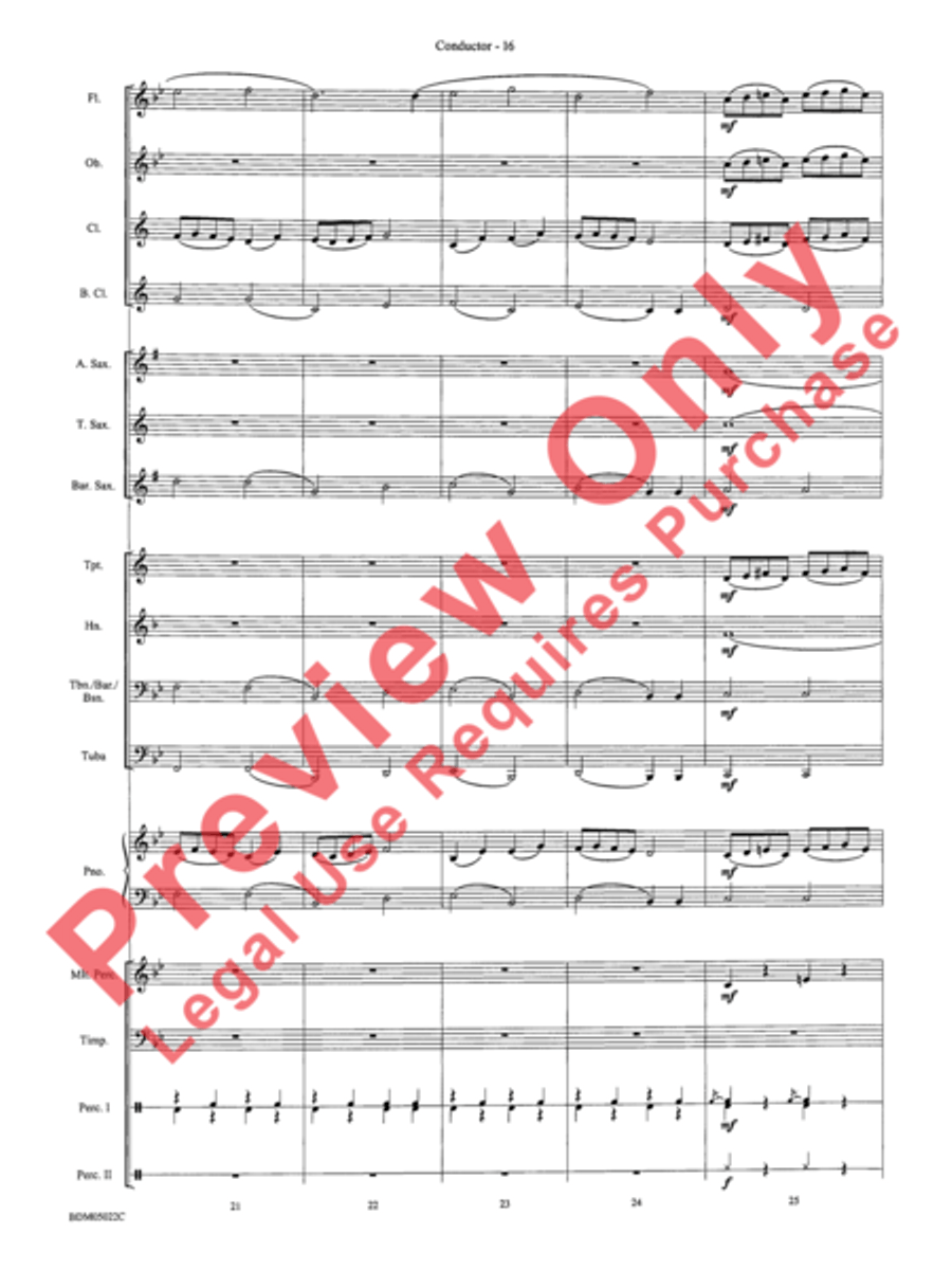 Belwin Beginning Band Kit #1 Concert Band scores gallery preview page 19