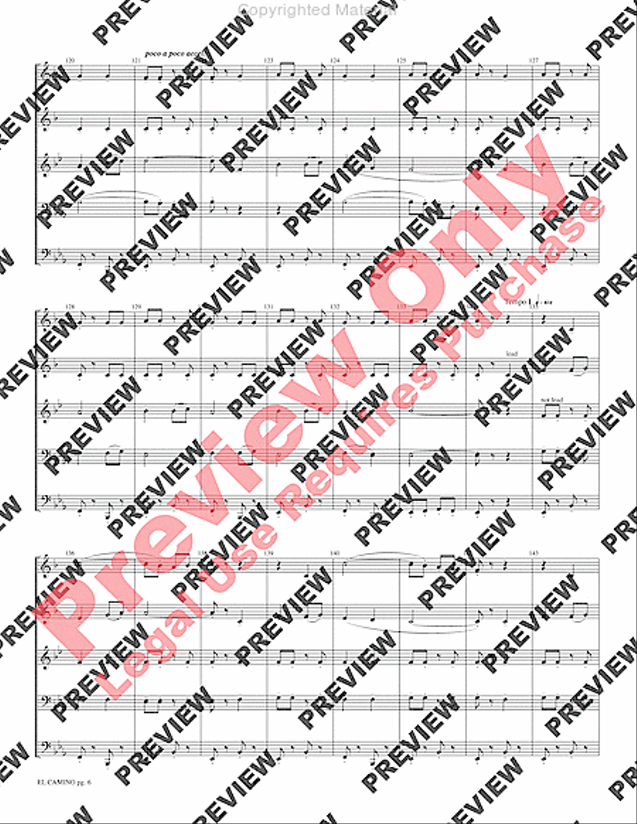El Camino Brass Quintet scores gallery preview page 8
