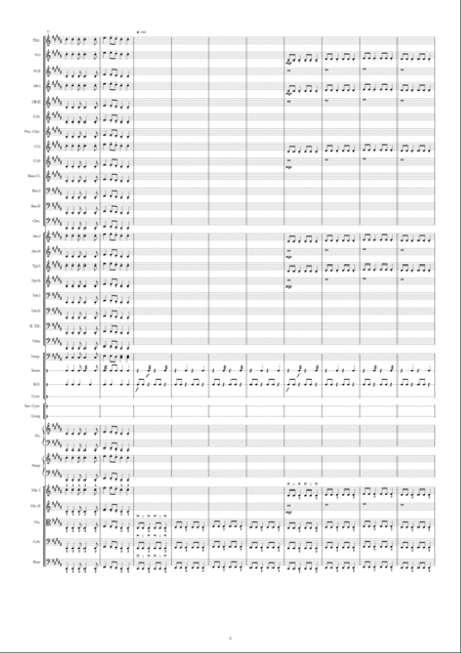 At the Heel of the Ruler Full Orchestra scores gallery preview page 2