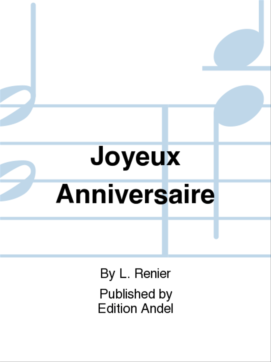 Joyeux Anniversaire