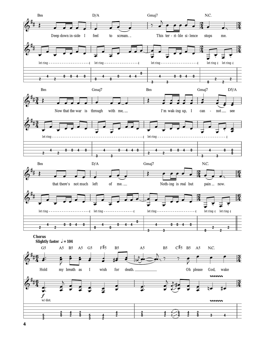 One Acoustic Guitar scores gallery preview page 4