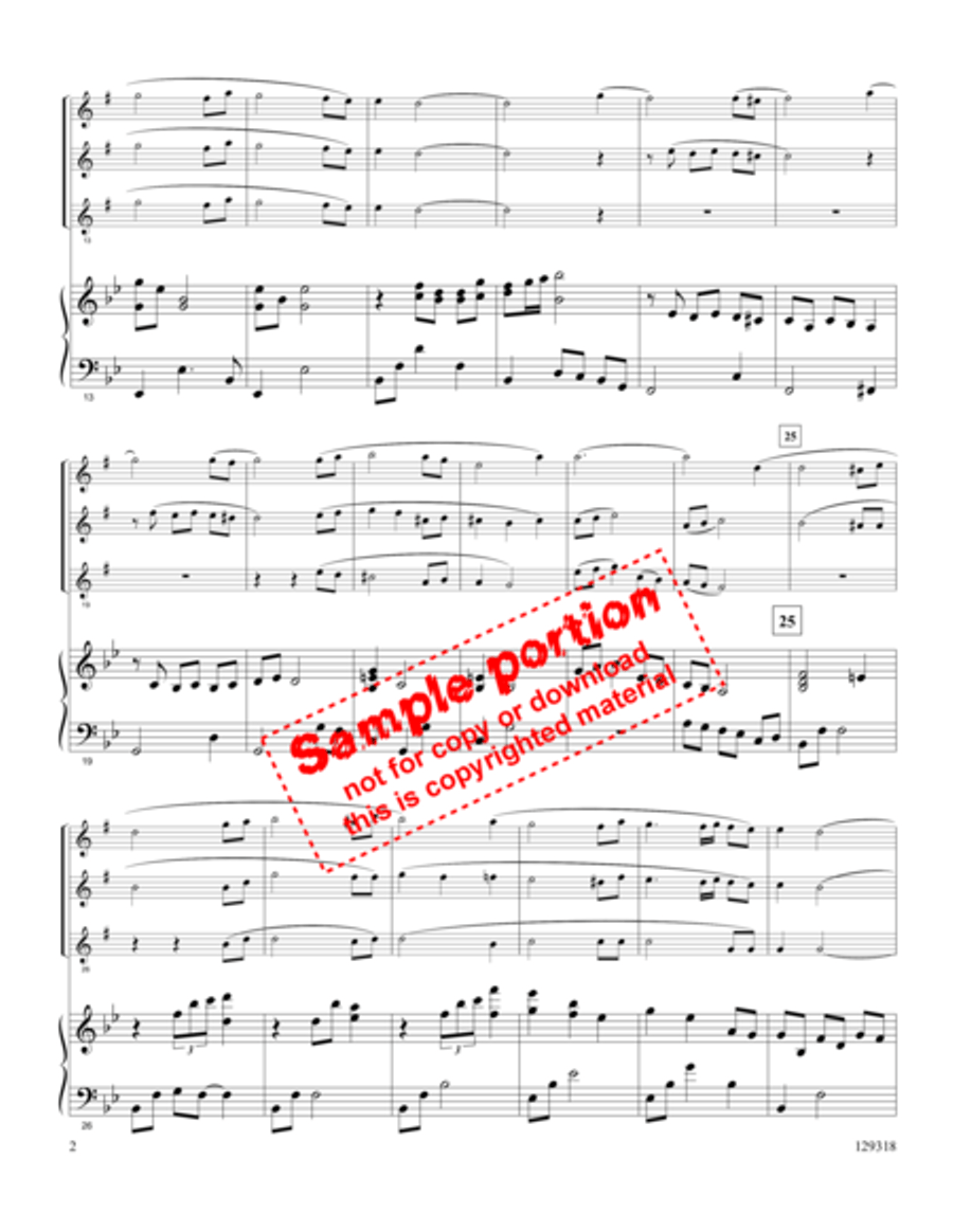 How Long Has It Been Woodwind Trio scores gallery preview page 3