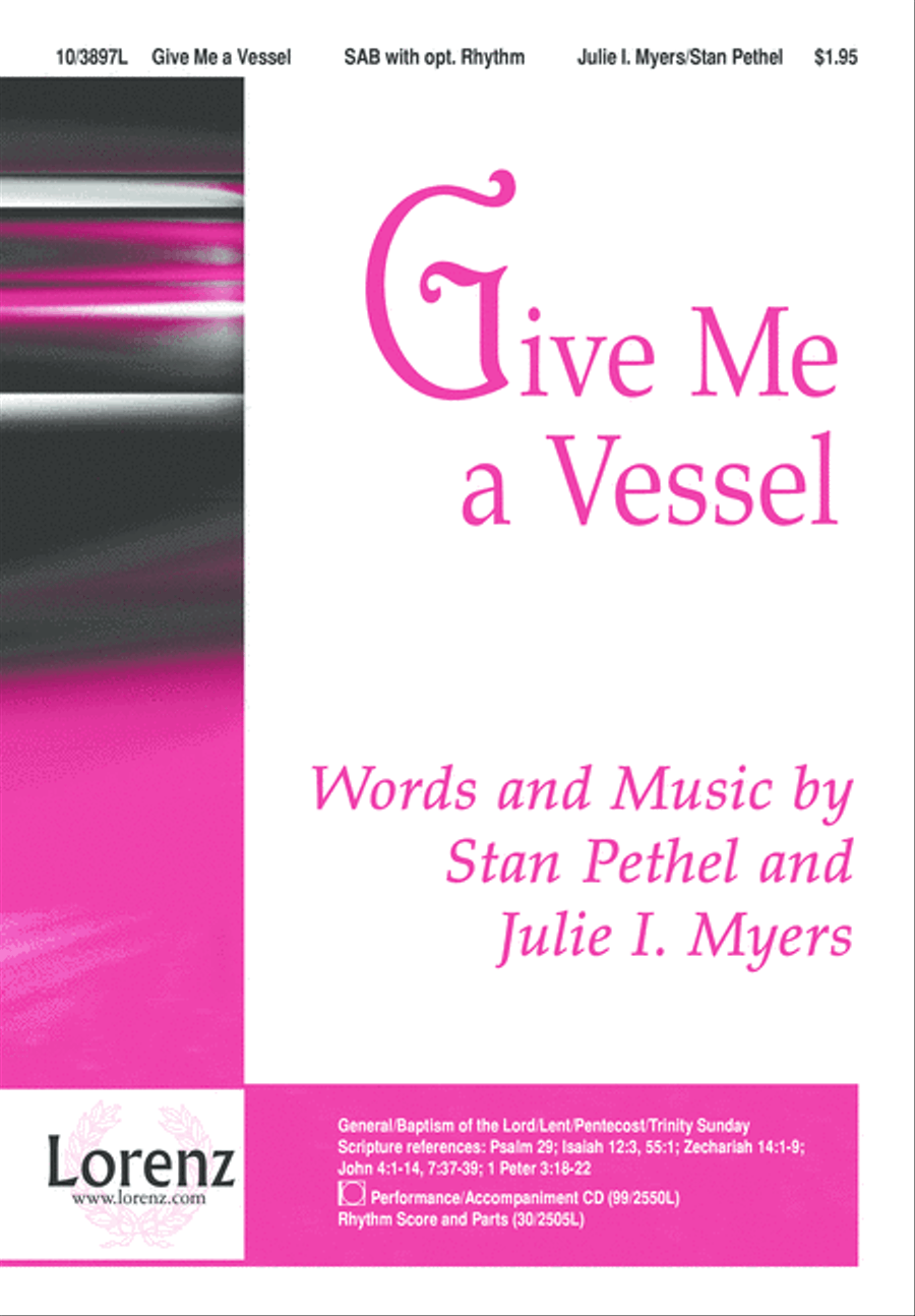 Give Me a Vessel Give Me a Vessel 3-Part scores gallery preview page 1
