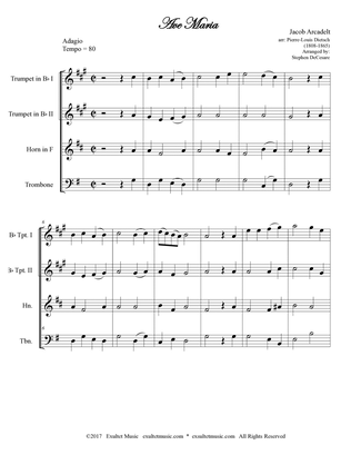 Ave Maria (Brass Quartet)