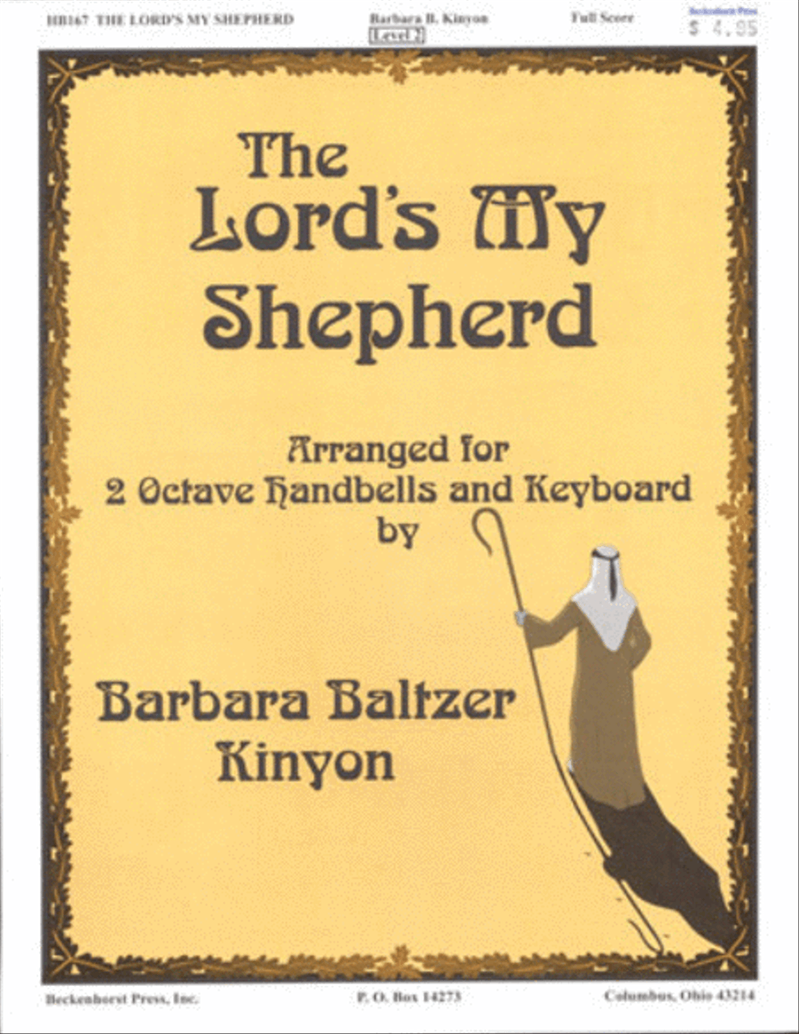 The Lord's My Shepherd - full score Handbell Choir scores gallery preview page 1