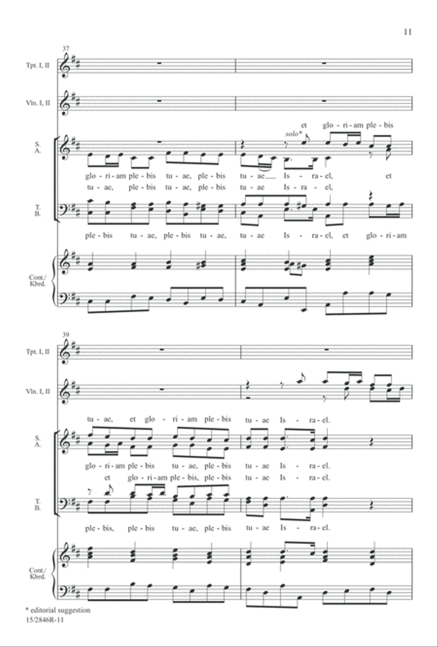 Nunc dimittis 4-Part scores gallery preview page 11