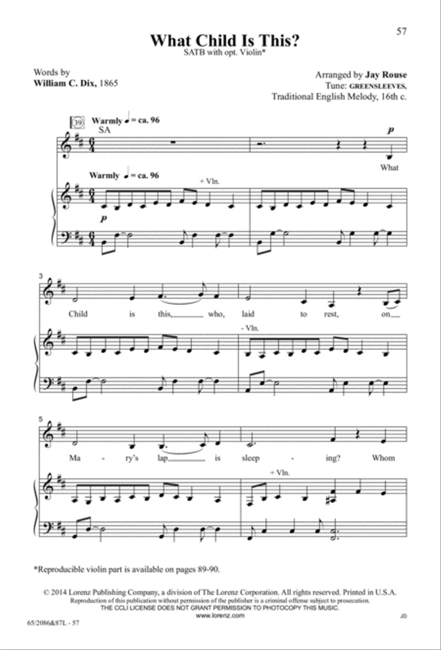 God With Us! - SATB with Performance CD 4-Part scores gallery preview page 14